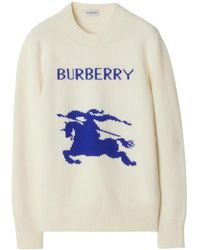 Burberry - Knight Wollen Kasjmier Trui - Lyst
