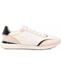 Tory Burch - Destiny Suede-Panel Sneakers - Lyst