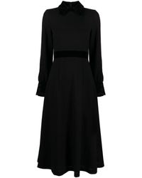 Jane - Opera Spread-collar Midi Dress - Lyst