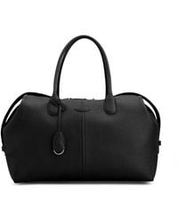 Tod's - Grained-Leather Duffle Bag - Lyst