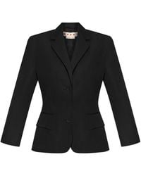 Marni - Blazer With Pads - Lyst