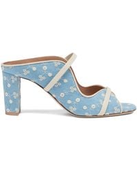 Malone Souliers - Norah Floral-Printed Heeled Sandals - Lyst