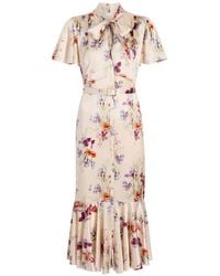 Cinq À Sept - Robe Mi-Longue Iris Bouquet Willow - Lyst