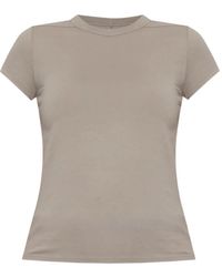 Rick Owens - T-Shirt Met Afwerking - Lyst