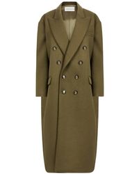 Nina Ricci - Double-Breasted Wool Coat - Lyst