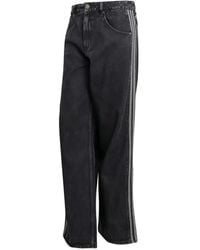 adidas - Firebird Adicolor Denim Trousers - Lyst