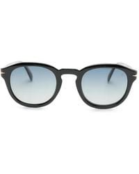 David Beckham - Lunettes De Soleil Rondes À Clip - Lyst