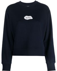 A.P.C. - Logoed Sweatshirt - Lyst