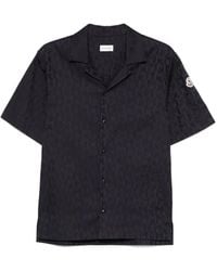 Moncler - Monogram-Jacquard Shirt - Lyst