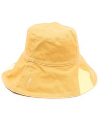 Ally Capellino - Shade Stripe-Print Bucket Hat - Lyst