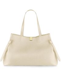 Yuzefi - Gyoza Pebble-Grained Bovine Leather Tote Bag - Lyst