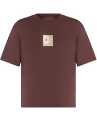 Manière De Voir - T-Shirt Thibault En Coton À Détail D'Oiseau - Lyst