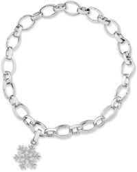Faberge - 18kt White Gold Heritage Snowflake Diamond Charm - Lyst