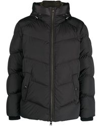 Woolrich - Padded Hooded Jacket - Lyst
