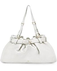 Aigner - Medium Lavinia Belted Leather Shoulder Bag - Lyst