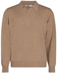 Altea - Pull En Laine À Col Polo - Lyst