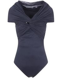 Gentry Portofino - Gedrapeerd Badpak - Lyst
