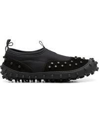Sunnei - Stud-Embellished Leather Sneakers - Lyst