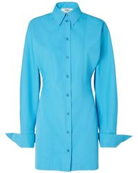 Fendi - Buttoned Collared Dress - Lyst