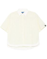 SPORT b. by agnès b. - Seersucker Striped Shirt - Lyst