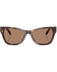 Jimmy Choo - Tortoiseshell-Effect Cat-Eye Sunglasses - Lyst