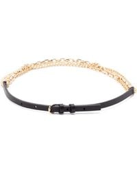 Pinko - Eyelet Stud Leather Belt - Lyst