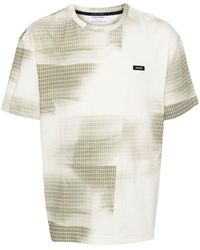 Calvin Klein - T-Shirt mit abstraktem Logo - Lyst