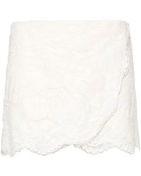 N°21 - Corded-lace Mini Skirt - Lyst