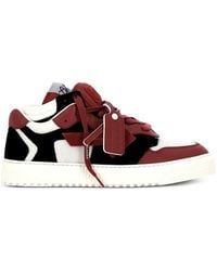 Off-White c/o Virgil Abloh - Suede-Panelled Sneakers - Lyst