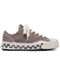 Maison Mihara Yasuhiro - Hank Og Graffiti-Check Sole Canvas Low-Top Sneakers - Lyst