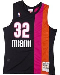 Mitchell & Ness - Shaquille O'Neal Nba Miami Heat 2005 Swingman Top - Lyst