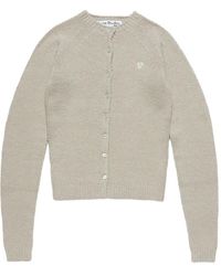 Acne Studios - Vest Verfraaid Met Hart En Knopen - Lyst
