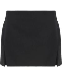 Givenchy - Sliced Mini Skirt - Lyst