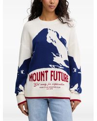 From Future - Mountain-Intarsia Graphic-Print Sweater - Lyst