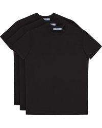 Prada - Klassisches T-Shirt - Lyst
