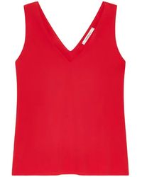 Maliparmi - Jersey V-Neck Top - Lyst