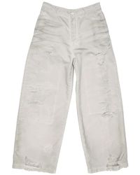Acne Studios - Distressed Trousers - Lyst
