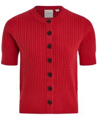 Varley - Rhys Cable-Knit Cardigan - Lyst
