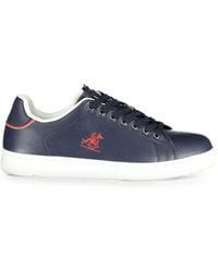 U.S. Grand - Logo-Embroidered Lace-Up Sneakers - Lyst