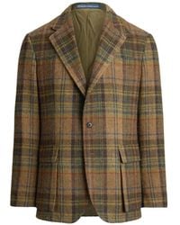Polo Ralph Lauren - Veste The Rl67 En Tweed À Carreaux - Lyst