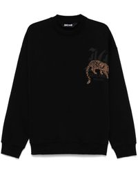 Just Cavalli - Logo-Print Sweatshirt - Lyst