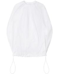 Comme des Garçons - Knot-Detail Drawstring Blouse - Lyst