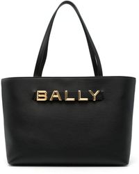 Bally - Logo-lettering Leather Bag - Lyst