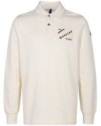 Moncler - Logo-appliqué Cotton Polo Shirt - Lyst