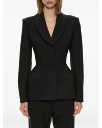 Christopher Esber - Lea Peplum-Waist Blazer - Lyst