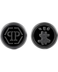 Philipp Plein - Logo-Engraved Cufflinks - Lyst