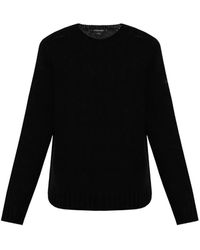 Canada Goose - Logo-Detail Ribbed-Knit Sweater - Lyst