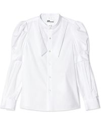 Noir Kei Ninomiya - Long-sleeve Cotton Shirt - Lyst