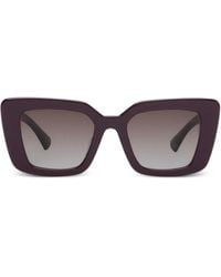 Burberry - Ekd Oversize-Frame Sunglasses - Lyst