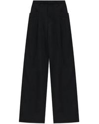 R13 - Pleated Wool Trousers - Lyst